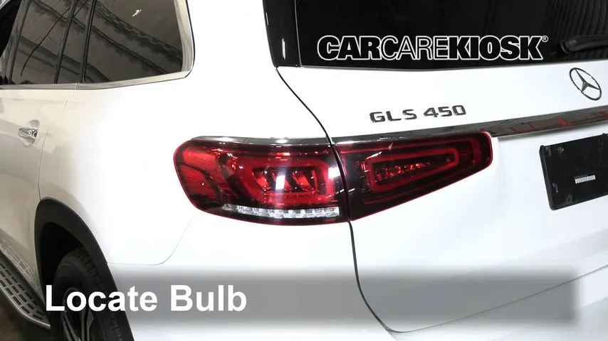 2021 Mercedes-Benz GLS450 4Matic 3.0L 6 Cyl. Turbo MHEV Éclairage Feux de position arrière (remplacer ampoule)